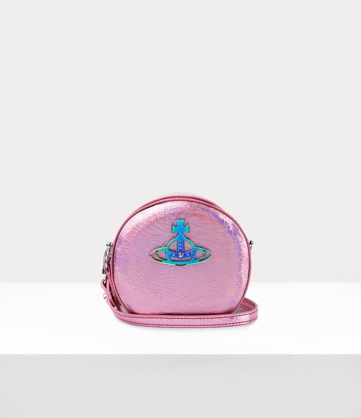 Vivienne Westwood IRIDESCENT MINI ROUND CROSSBODY